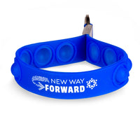 Pop It Wrist Strap Keychain
