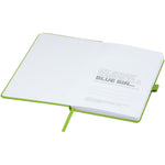 Branded Honua A5 recycled paper notebook with recycled PET cover