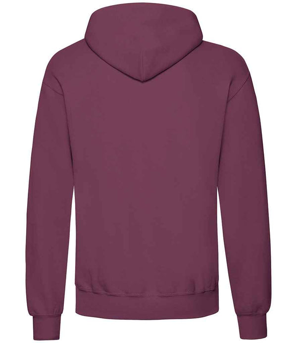 Fruit of the Loom Classic Hooded Sweatshirt Burgundy