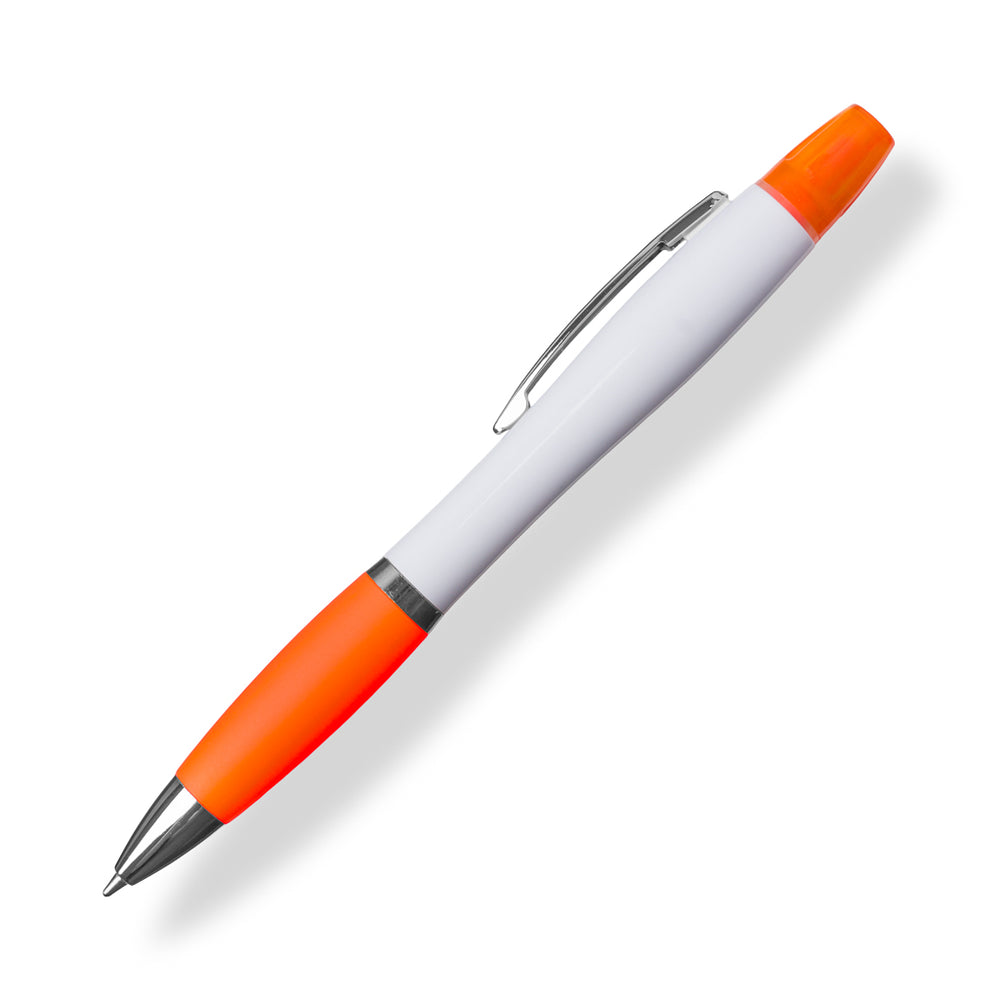 Blue Curvy Duo Highlighter Pen