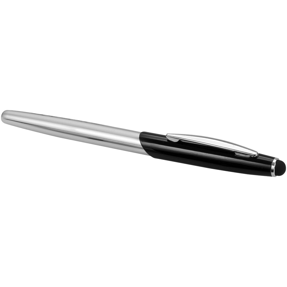 Branded Geneva stylus ballpoint pen and rollerball pen set