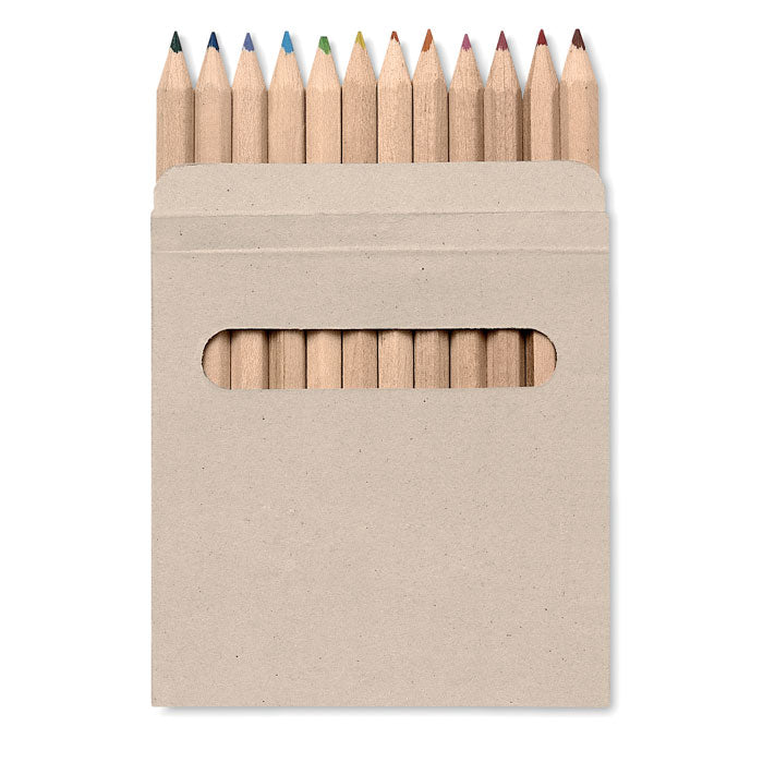12 coloured pencils set