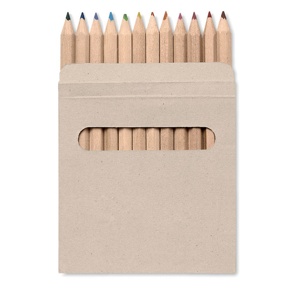 Branded 12 coloured pencils set