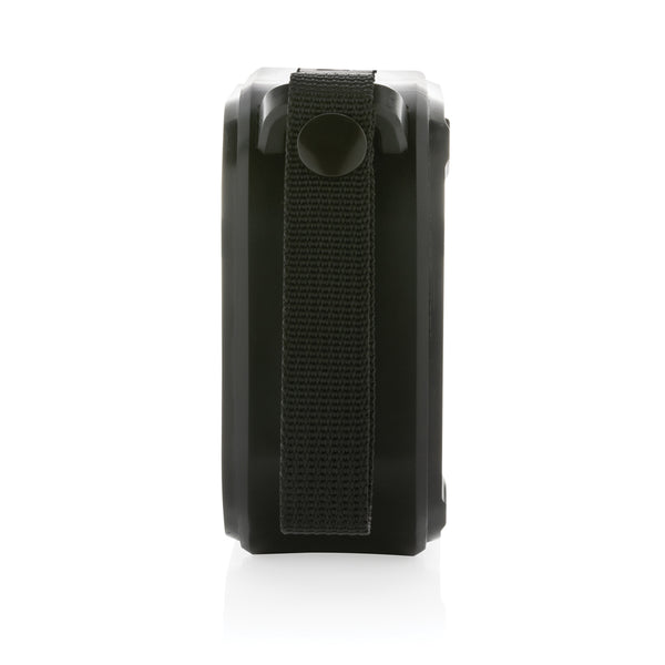 Branded 3W RCS recycled plastic wireless sunwave solar speaker