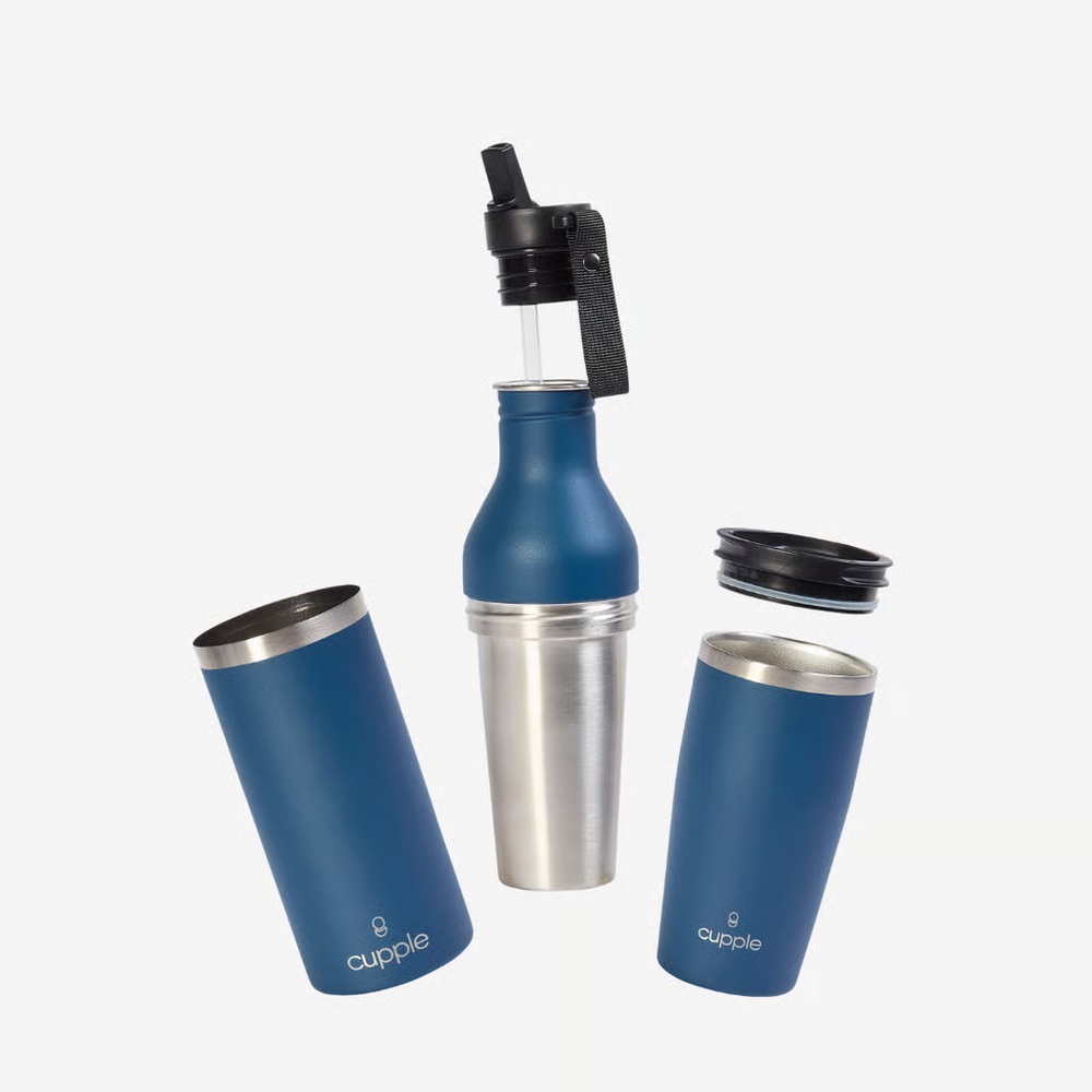 Cupple Stainless Steel Water Bottle with Cup - 525ml