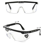Anti-fog Safety Glasses - Black Frame