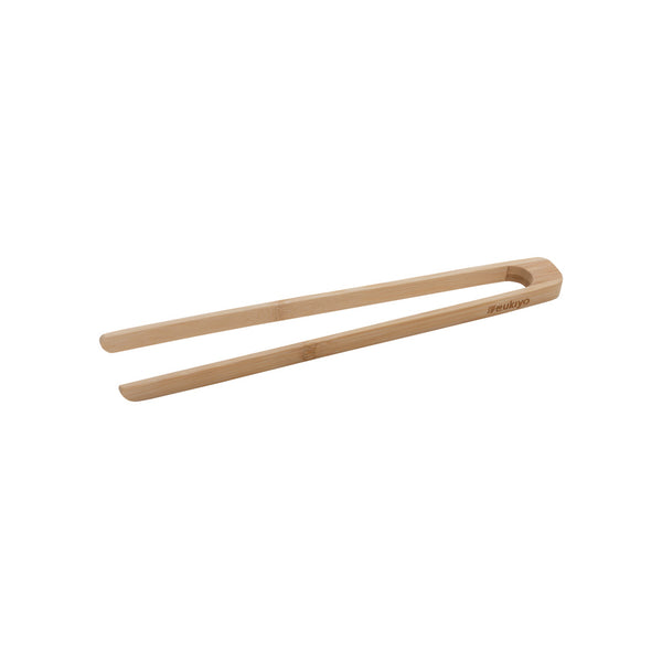 Branded Ukiyo bamboo serving tongs