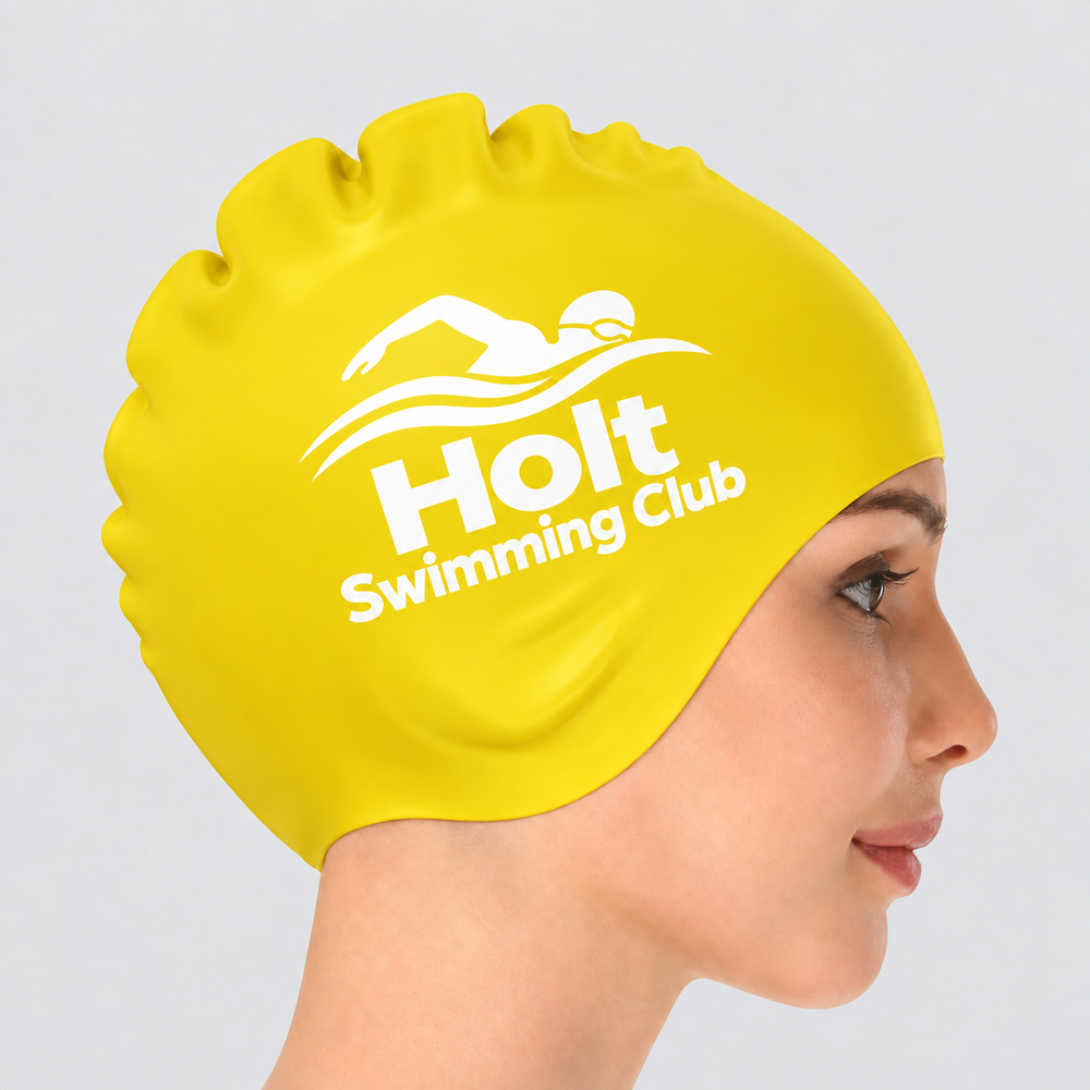 Logo Branded Silicone Swimming Hat