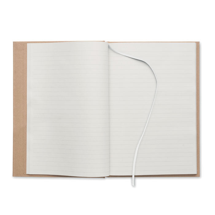 Branded A5 recycled page notebook with Recycled Cover