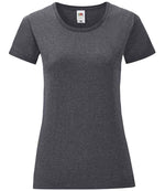 Fruit of the Loom Ladies Iconic 150 T-Shirt Dark Heather