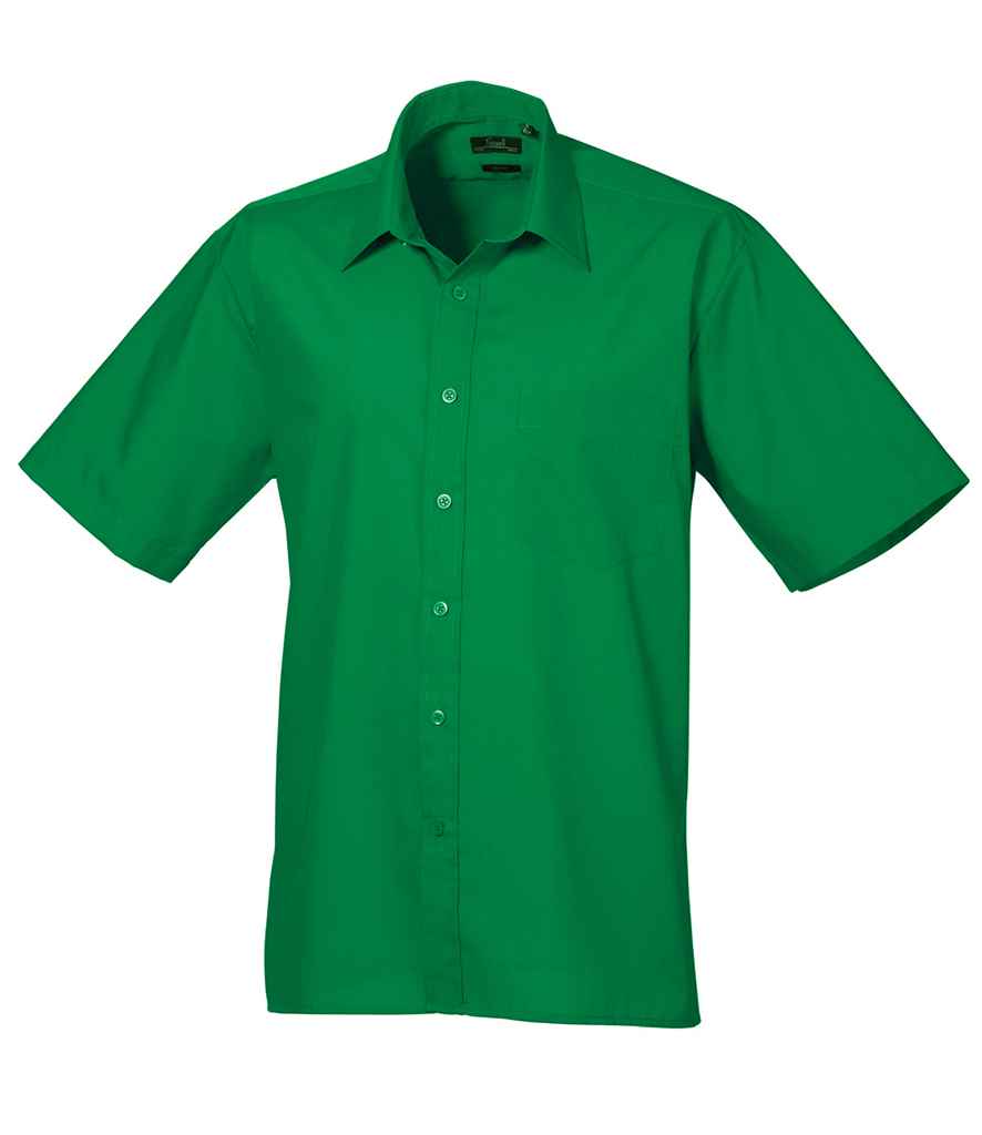 Premier Short Sleeve Poplin Shirt Emerald
