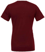 Canvas Unisex Crew Neck T-Shirt Maroon