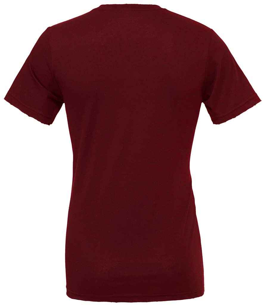 Canvas Unisex Crew Neck T-Shirt Maroon