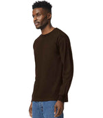 Gildan Ultra Cotton™ Long Sleeve T-Shirt Dark Chocolate