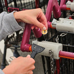 Ice Pop Ice Scraper Trolley Coin Keyring