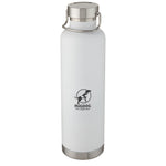 Branded Thor 1 L copper vacuum insulated water bottle