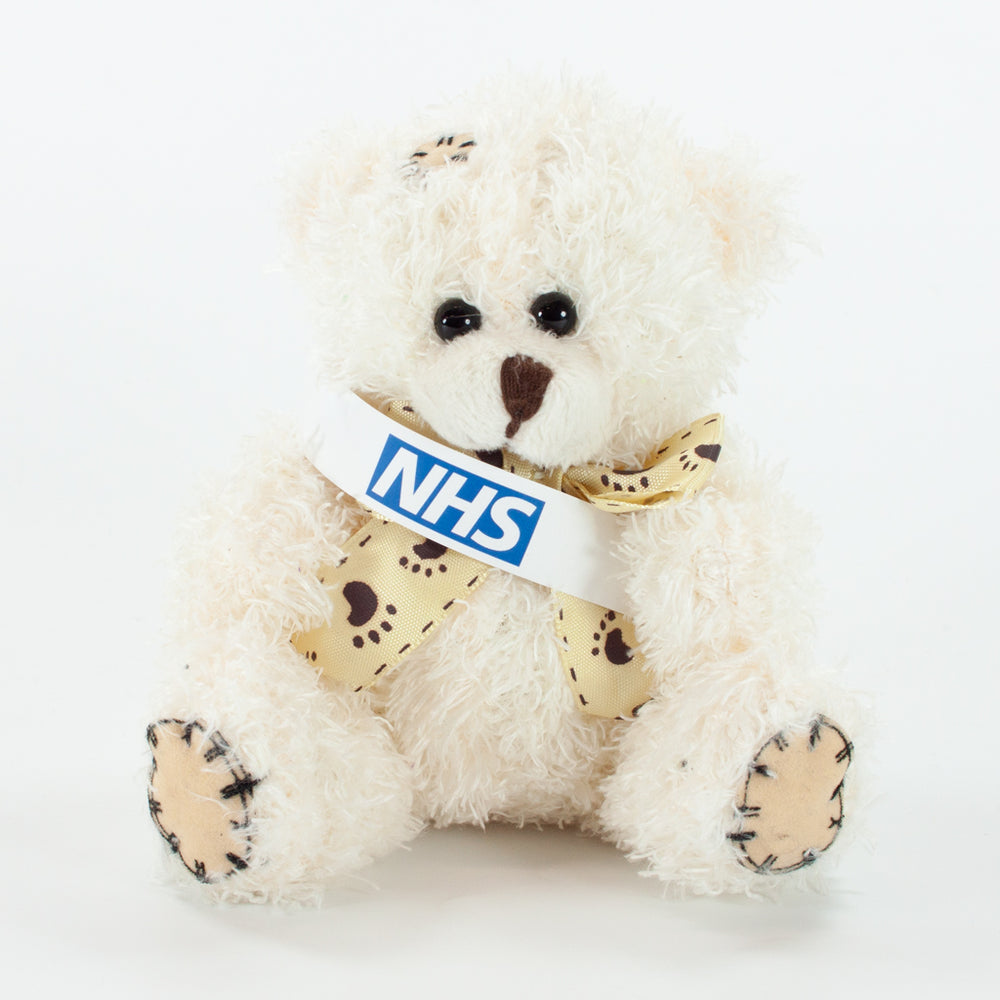 Sash Bear I 12cm Paw Bear, Latte