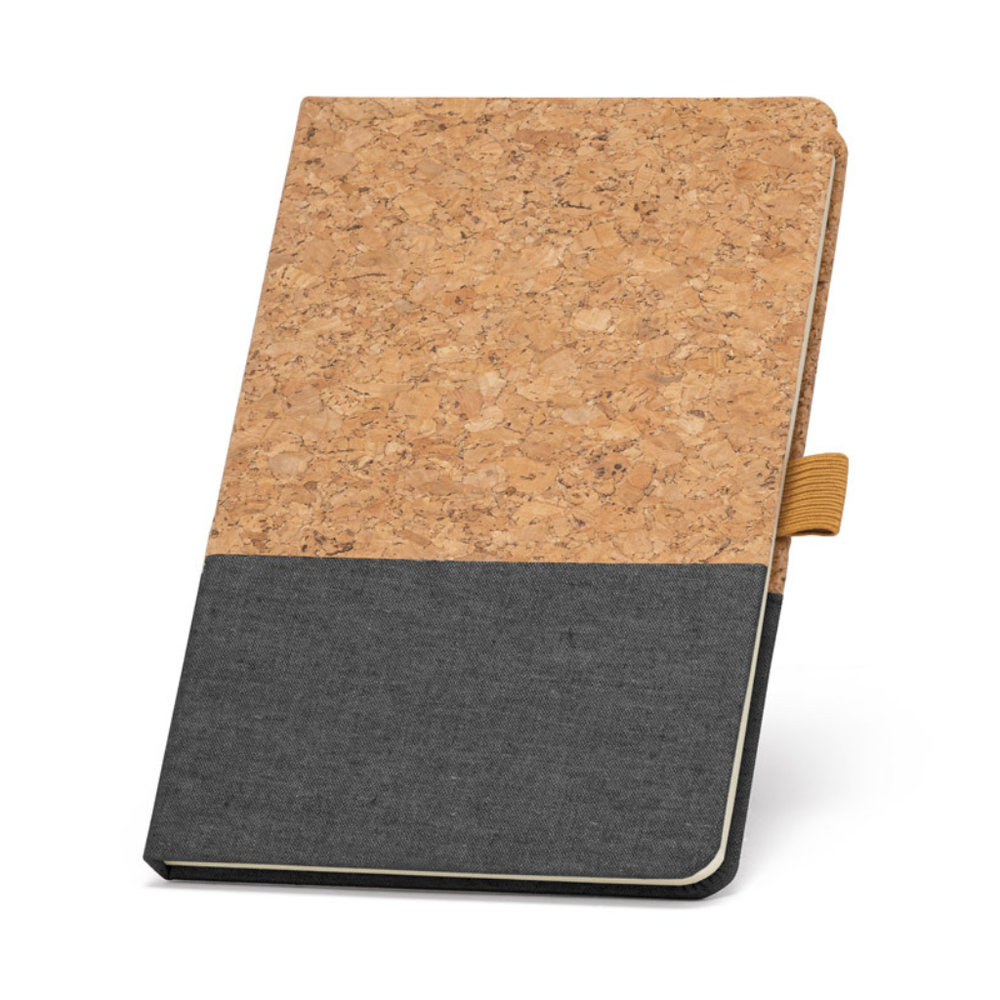 Klee A5 Cork and Linen Notebook Blue