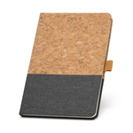 Klee A5 Cork and Linen Notebook Blue