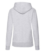 Fruit of the Loom Classic Lady Fit Hooded Sweatshirt Heather Grey