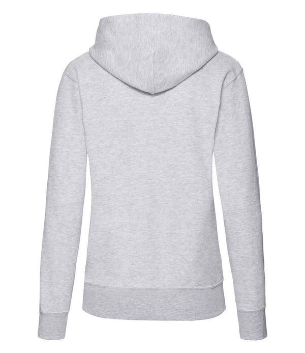 Fruit of the Loom Classic Lady Fit Hooded Sweatshirt Heather Grey