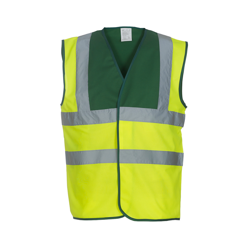 Yoko Hi-Vis Two Band and Braces Waistcoat