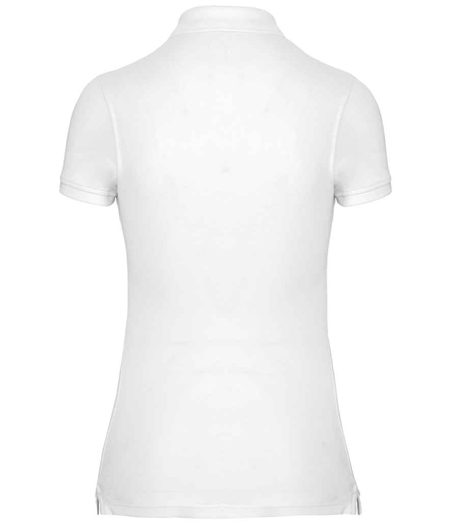 WK Designed to Work Ladies Anti-Bacterial Piqué Polo Shirt White