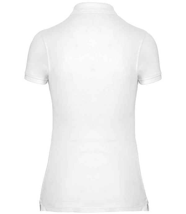 WK Designed to Work Ladies Anti-Bacterial Piqué Polo Shirt White