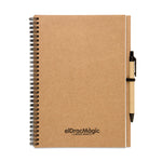 Recycled Full Cover notebook with pen