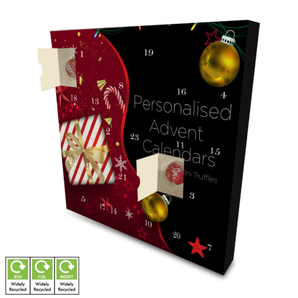 Lindor Desktop Advent Calendar with 24 Mini Truffles