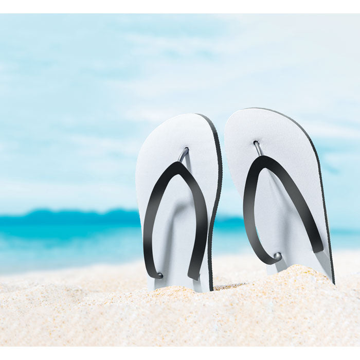 Branded Sublimation beach slippers M