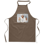 Kitchen apron in cotton Taupe