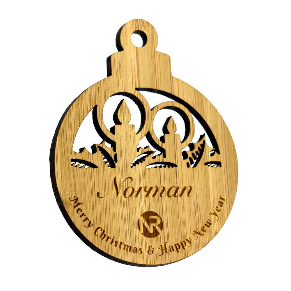 Bamboo Xmas Tree Decoration