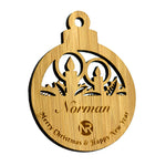 Bamboo Xmas Tree Decoration