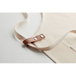 Branded Organic cotton apron 340 gr/m²