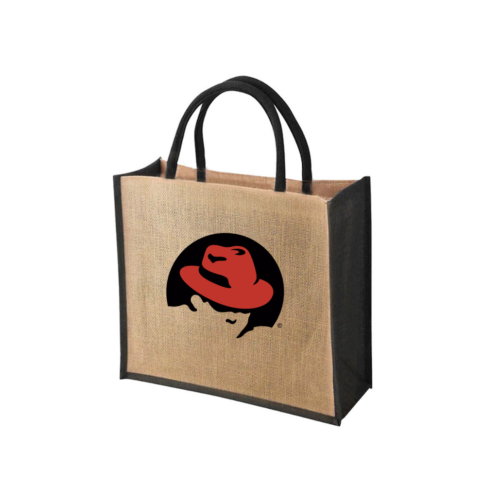 Aura Accented Jute Bag