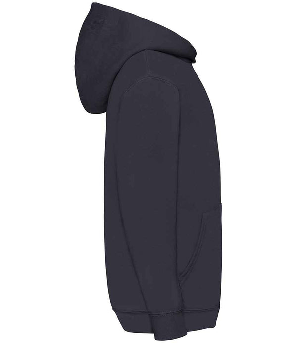 Fruit of the Loom Kids Classic Hooded Sweatshirt Deep Navy