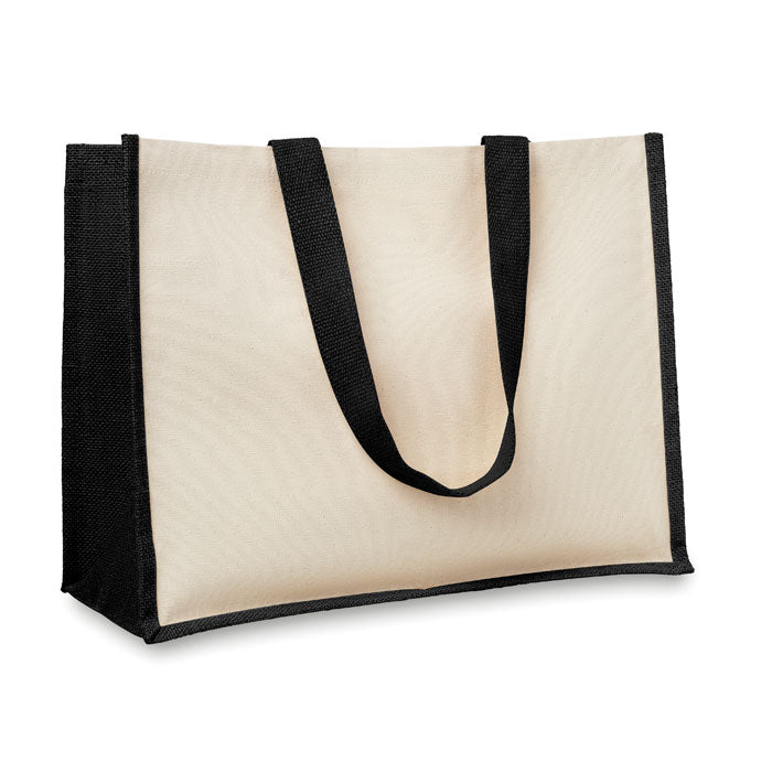 Branded Jute and canvas shopping bag