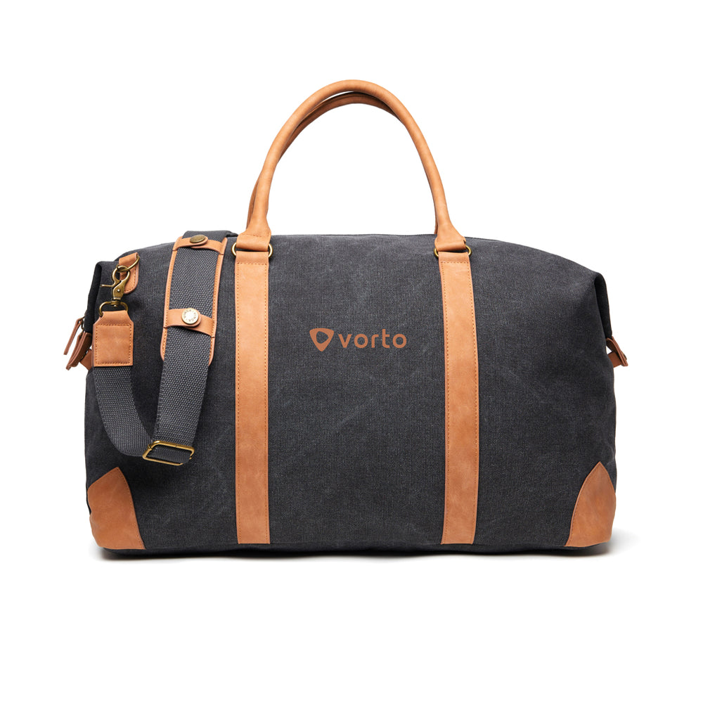 Branded VINGA Bosler RCS recycled canvas duffelbag