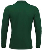 SOL'S Perfect Long Sleeve Piqué Polo Shirt Bottle Green