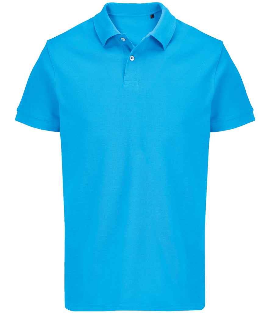 SOL'S Unisex Pacific Twin Piqué Polo Shirt Aqua
