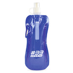 Express Quill Foldable Sports Bottle with Carabiner Clip - 400ml
