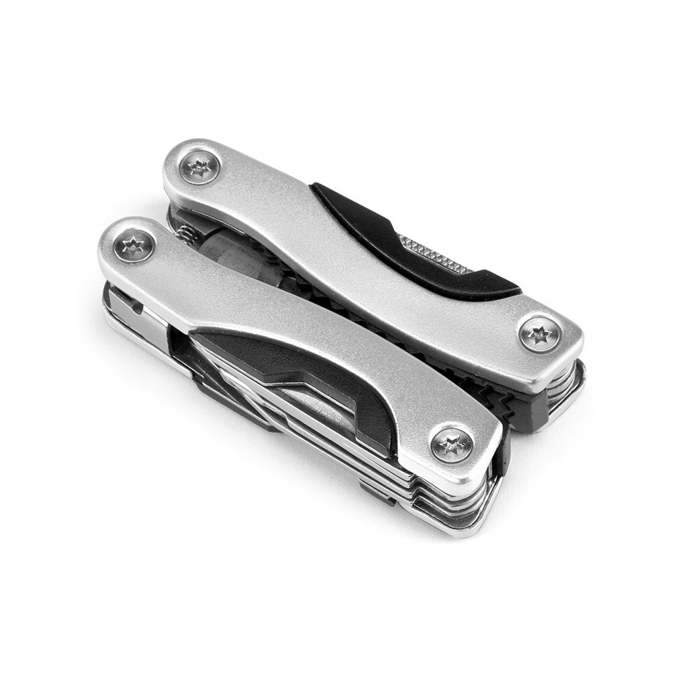 DUNITO. Folding mini multi-function pliers made of stainless steel and aluminum