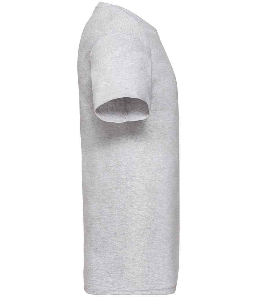 Fruit of the Loom V Neck Value T-Shirt Heather Grey