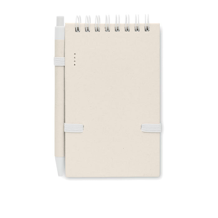 Branded A6 milk carton notebook set