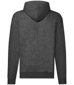 Fruit of the Loom Classic Zip Hooded Sweatshirt Dark Heather