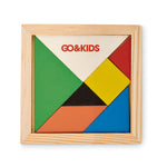 Branded Tangram puzzle in wood