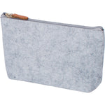 Branded Corsten RPET felt toiletry bag