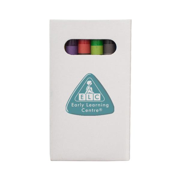 Branded 6 Piece Crayon Set