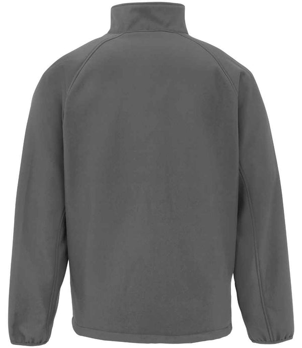 Result Genuine Recycled Kids Two Layer Printable Soft Shell Jacket Grey
